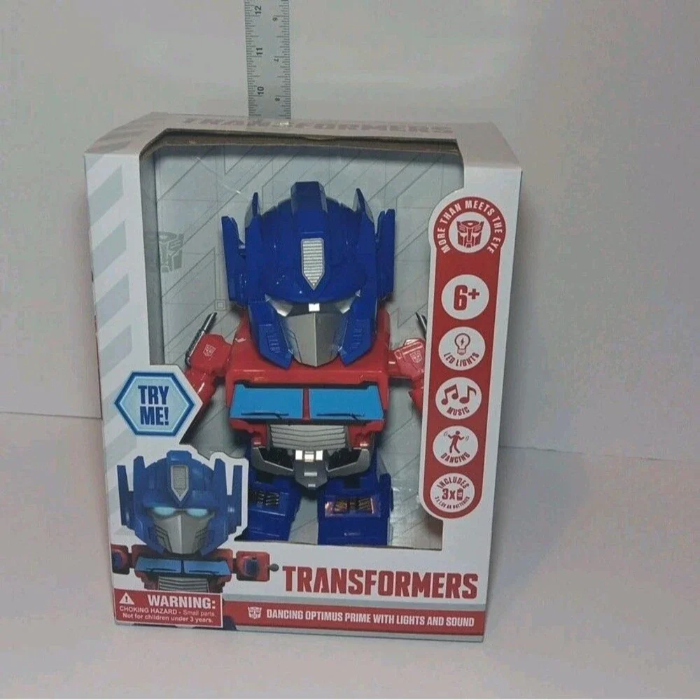 Transformers Dancing Optimus Prime Action Figure With Lights And Sound NEW